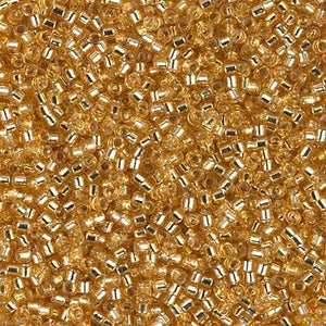 50 Grams Miyuki Delica Bead 11/0 Silver-Lined Gold Bulk Bag DB0042-50